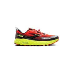 Brooks Obuv beh 45.5 EU Cascadia 18 Cherry Tomato-lime-black