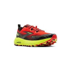 Brooks Obuv beh 44 EU Cascadia 18 Cherry Tomato-lime-black