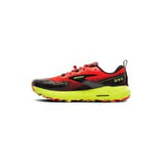 Brooks Obuv beh 45 EU Cascadia 18 Cherry Tomato-lime-black