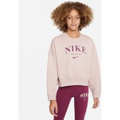 Nike Mikina ružová 128 - 137 cm/S Trend Flc Crew