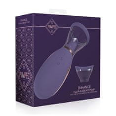 Shots Toys Enhance Rechargeable Vulva and Breast Pump Purple Stimulátor vulvy klitorisu a bradaviek