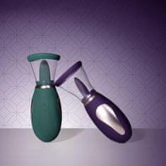 Shots Toys Enhance Rechargeable Vulva and Breast Pump Green Stimulátor vulvy, klitorisu a bradaviek