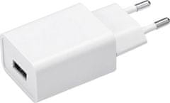 Helmer univerzální USB cestovní adaptér/ 2A/ 5V/ USB/ bílý