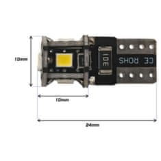 motoLEDy W5W LED žiarovka T10 12V Canbus 500lm