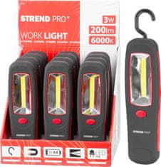 Strend Pro Svietidlo Strend Pro Worklight CWL1041, COB LED 200 lm, 3xAA, pracovné, magnet, .