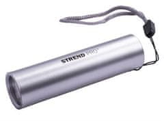 Strend Pro Svietidlo Strend Pro Flashlight NX1051, 50 lm, USB nabíjanie, čierna/strieborná, 77x19 mm, .