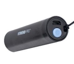 Strend Pro Svietidlo Strend Pro Flashlight NX1051, 50 lm, USB nabíjanie, čierna/strieborná, 77x19 mm, .