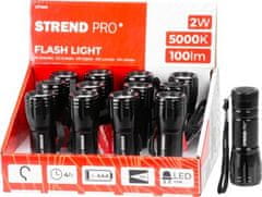 Strend Pro Svietidlo Strend Pro Flashlight FL004, COB 100 lm, AluBody, 3xAAA, .