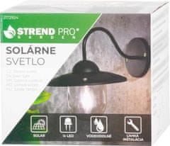 STREND PRO GARDEN Lampa Strend Pro Garden, solárna, svietidlo na stenu/plot, 1x LED, 23,5x18x20 cm