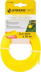 Strend Pro Silon na kosenie Grazer Pro Hepta 2,4 mm, L-15 m, HEX