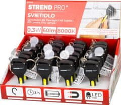 Strend Pro Svietidlo Strend Pro Keychain, kľúčenka, prívesok, s magnetom, LED 60 lm, 75x30 mm, .