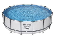 Bestway Bazén Bestway. Steel Pro MAX, 5612Z, kartušová filtrácia, rebrík, plachta, 488x122 cm