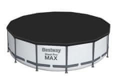 Bestway Bazén Bestway. Steel Pro MAX, 56950, kartušová filtrácia, rebrík, plachta, 427x107 cm