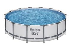 Bestway Bazén Bestway. Steel Pro MAX, 56950, kartušová filtrácia, rebrík, plachta, 427x107 cm