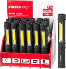 Strend Pro Svietidlo Strend Pro Worklight CWL1046, COB LED 100 lm, 3xAAA, pracovné, magnet, .