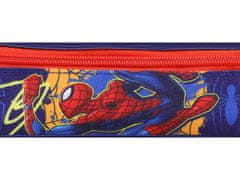 MARVEL COMICS MARVEL SpiderMan tmavomodrý peračník, tuba, 3 komory na zips, 21x6x7cm 