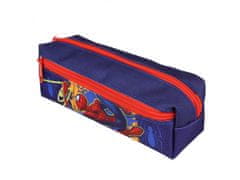 MARVEL COMICS MARVEL SpiderMan tmavomodrý peračník, tuba, 3 komory na zips, 21x6x7cm 