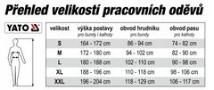 YATO Pracovné nohavice laclové DAN veľ. XXL