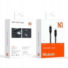 Mcdodo Mcdodo Usb-C Rýchlonabíjací Kábel Pre Macbook Usb Typ C 10Gbps 100W 4K 1M