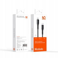 Mcdodo Mcdodo Nabíjačka Usb-C Lightning Rýchlonabíjací Kábel Pre Iphone 13 14 3M