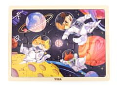 shumee Viga 44646 Puzzle na podložke, 24 dielikov - priestor