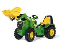 shumee Rolly Toys 651047 Rolly X Track Premium Traktor John Deere 8400R s lyžicou