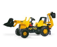 shumee Rolly Toys 812004 Rolly Junior JCB traktor s lyžicou a prívesom