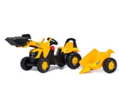 shumee Rolly Toys 023837 Rolly Kid JCB traktor s lyžicou a prívesom