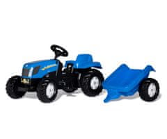 shumee Rolly Toys 013074 Rolly Kid New Holland Poľnohospodársky traktor s prívesom