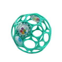 Oball Hračka Oball RATTLE 10 cm dark turquoise 0m+