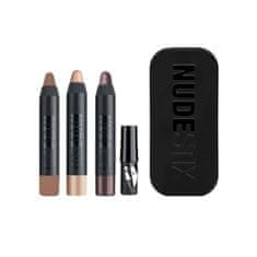 NUDESTIX Sada ceruziek na oči Bright Nude (Eyes Mini Kit)