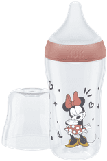 Nuk Perfect Match láhev MICKEY s kontrolou teploty 260 ml červená