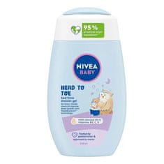 Nivea Sprchový gél pre telo a vlásky Baby (Bed Time Shower Gél) 200 ml