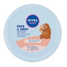 Nivea Hydratačný krém na tvár a telo Baby (Face & Body Soft Cream) 200 ml