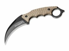 MAGNUM 02SC028 Spike Karambit pevný nôž - karambit 10,2 cm, čierna, pieskovo hnedá, G10, puzdro