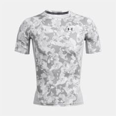 Under Armour Under Armour HG IsoChill Prtd SS Pánske kompresné tričko - šedé