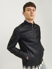 Jack&Jones Pánska bunda JJEDYLAN 12261195 Black (Veľkosť M)