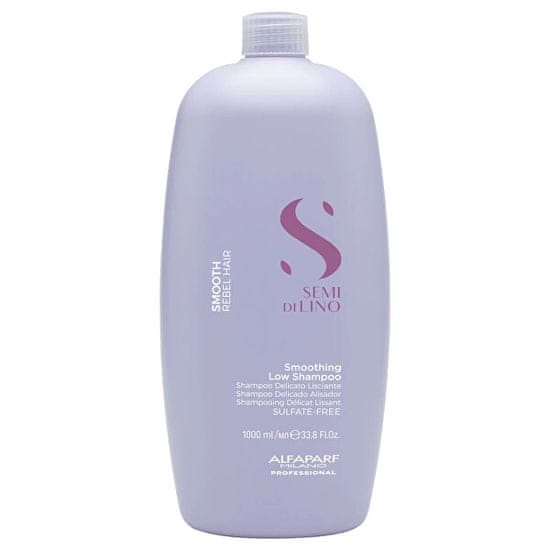 Uhladzujúci šampón pre nepoddajné vlasy Semi Di Lino Smooth (Smoothing Low Shampoo)