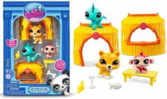 Littlest Pet Shop Tiki Jungle - Zvieratká z Džungľe, 3 postavičky