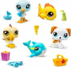 Littlest Pet Shop Beach Besties - Najlepší Proatelia z pláže, 5 postavičiek