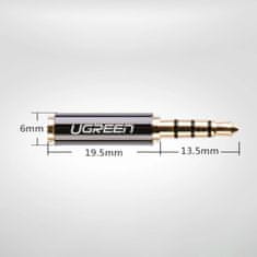 Ugreen Audio adaptér Jack 3,5 mm (samec) na Jack 2,5 mm (samica) - Čierna KP32994