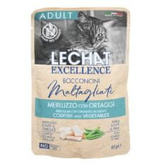 Monge LECHAT Maltagliati Adult kapsička pre dospelé mačky- treska so zeleninou 85g / 1ks