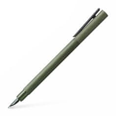 Faber-Castell Neo Slim Aluminium olivovo zelená M, plniace pero