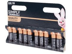 Duracell Batéria Simply AA 10 kusov