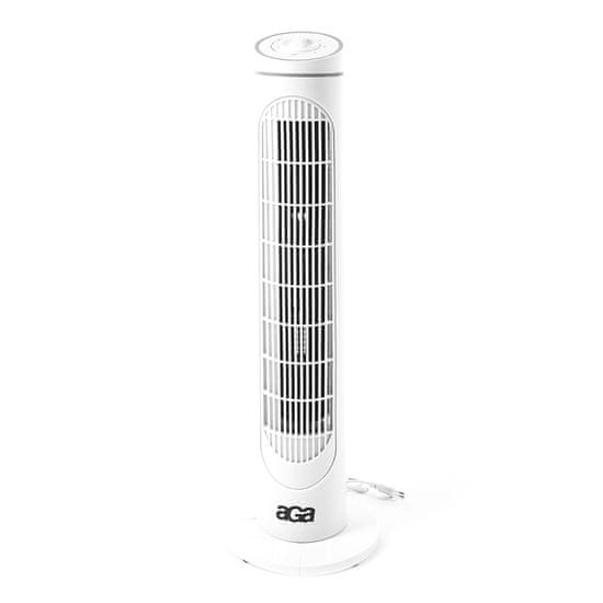 Aga Stĺpový ventilátor 76 cm Biely