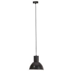 Vidaxl Závesná lampa 25 W, čierna, okrúhla 28,5 cm E27