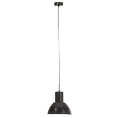 Vidaxl Závesná lampa 25 W, čierna, okrúhla 28,5 cm E27