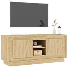 Vidaxl TV skrinka dub sonoma 102x35x45 cm spracované drevo