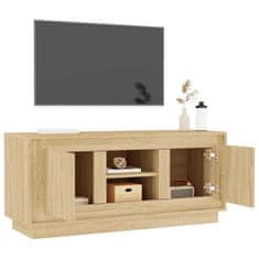 Vidaxl TV skrinka dub sonoma 102x35x45 cm spracované drevo