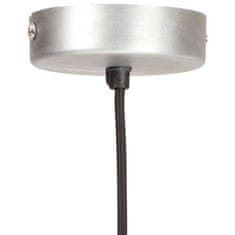 Vidaxl Industriálna závesná lampa 25 W strieborná 19 cm okrúhla E27